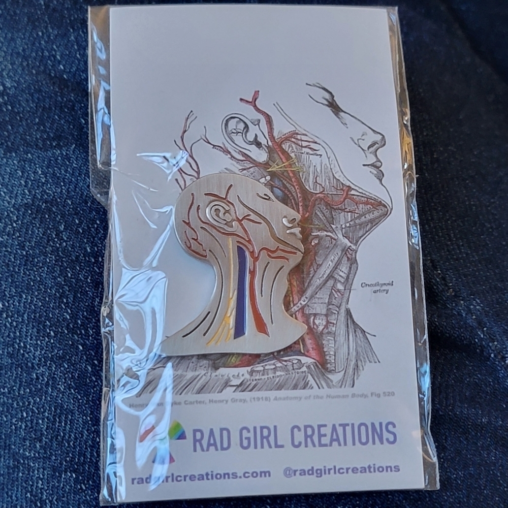 Rad Girl Creations Anatomical Pin